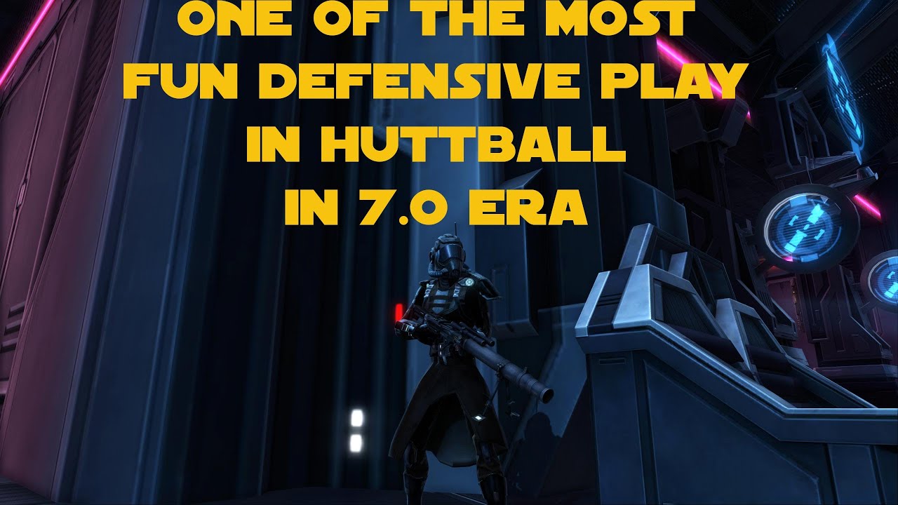 SWTOR 7.2 PvP | 2023 lvl 80 - Marksmanship Sniper - Huttball | Defensive play, Faltun the Fullback