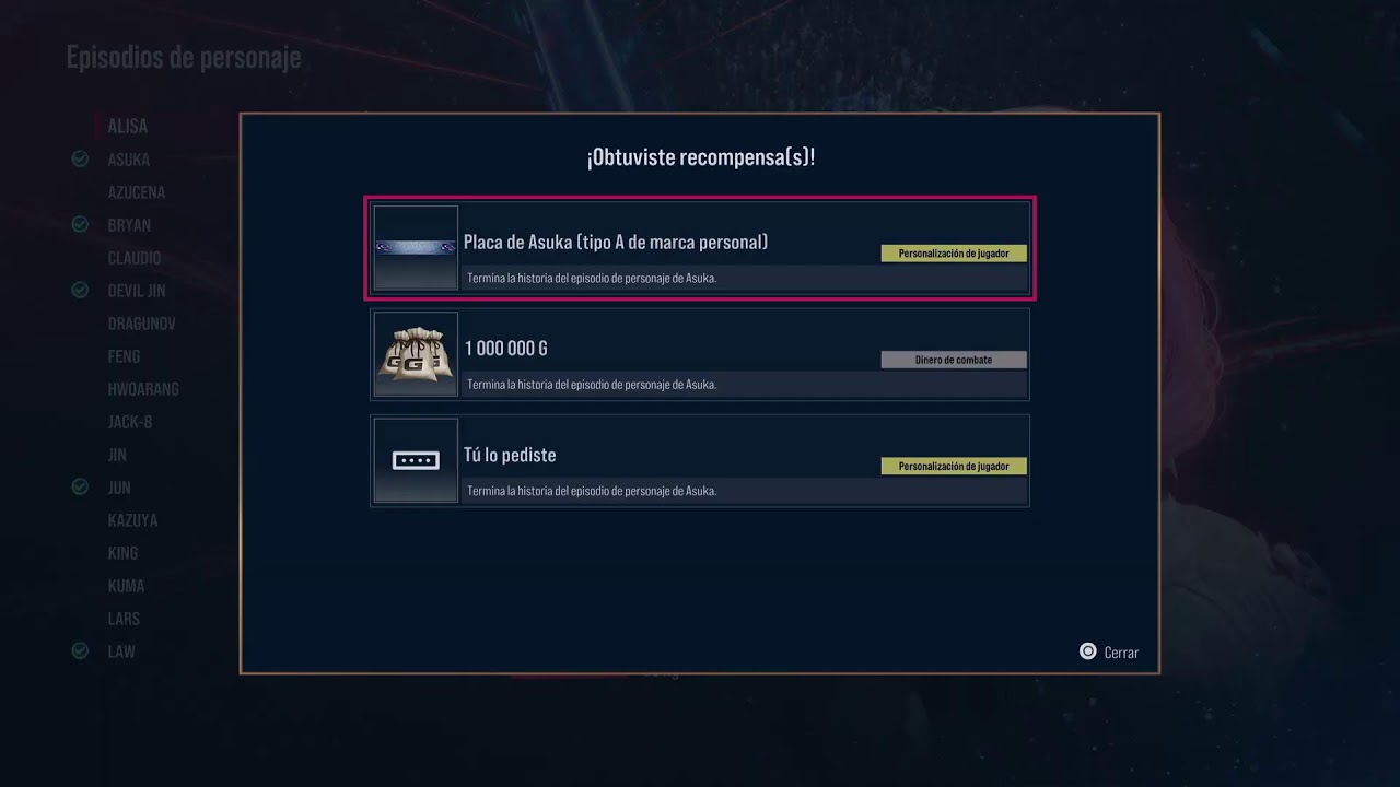TEKKEN  sacando  historias de personajes parte1