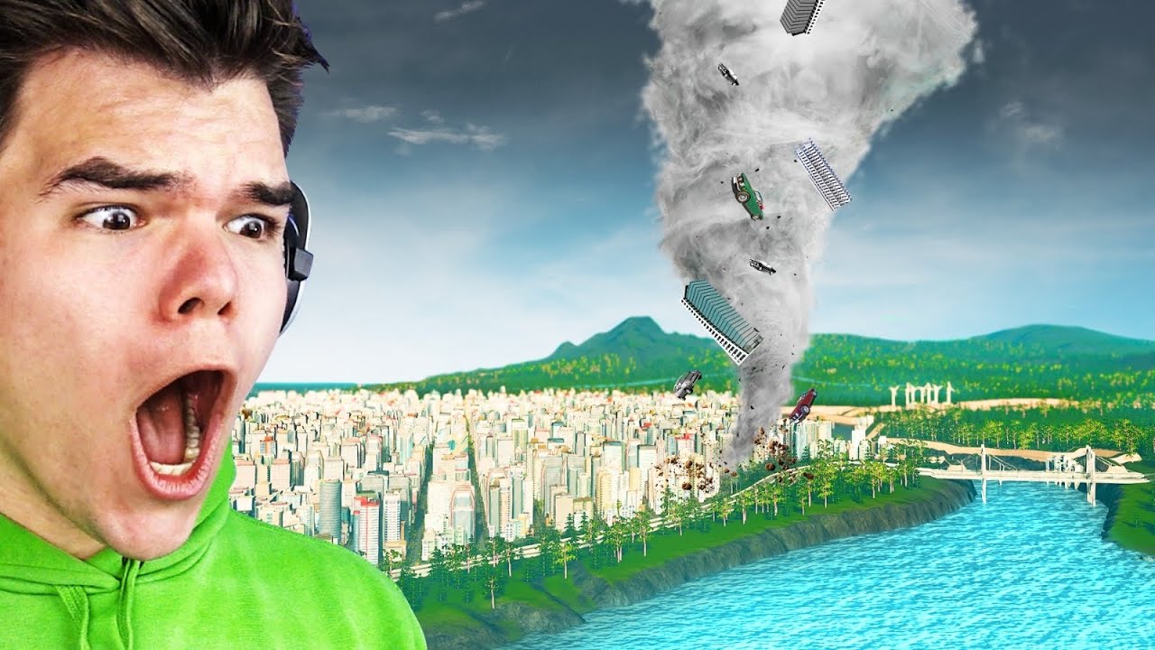 A TORNADO Destroyed My City&hellip; (Cities Skylines #3)