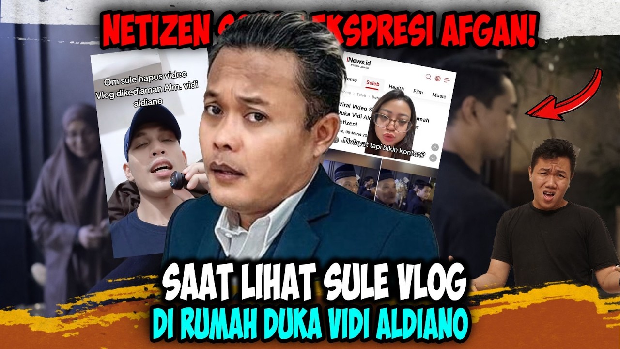 SULE MINTA MAAF KE NETIZEN❗❗ Buka Suara Soal Vlog di Rumah Duka Vidi Aldiano