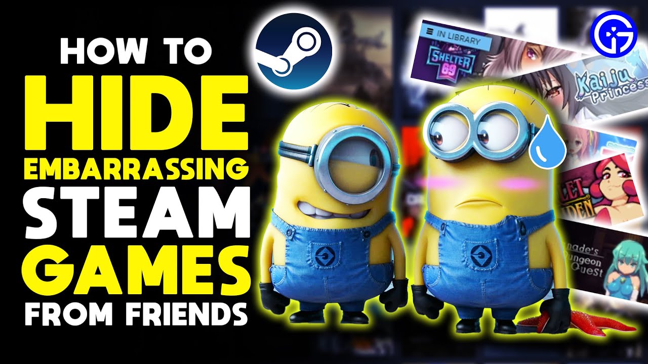How to Hide Embarrassing Steam Games from Friends🔒Mark Steam Game as PRIVATE 2024