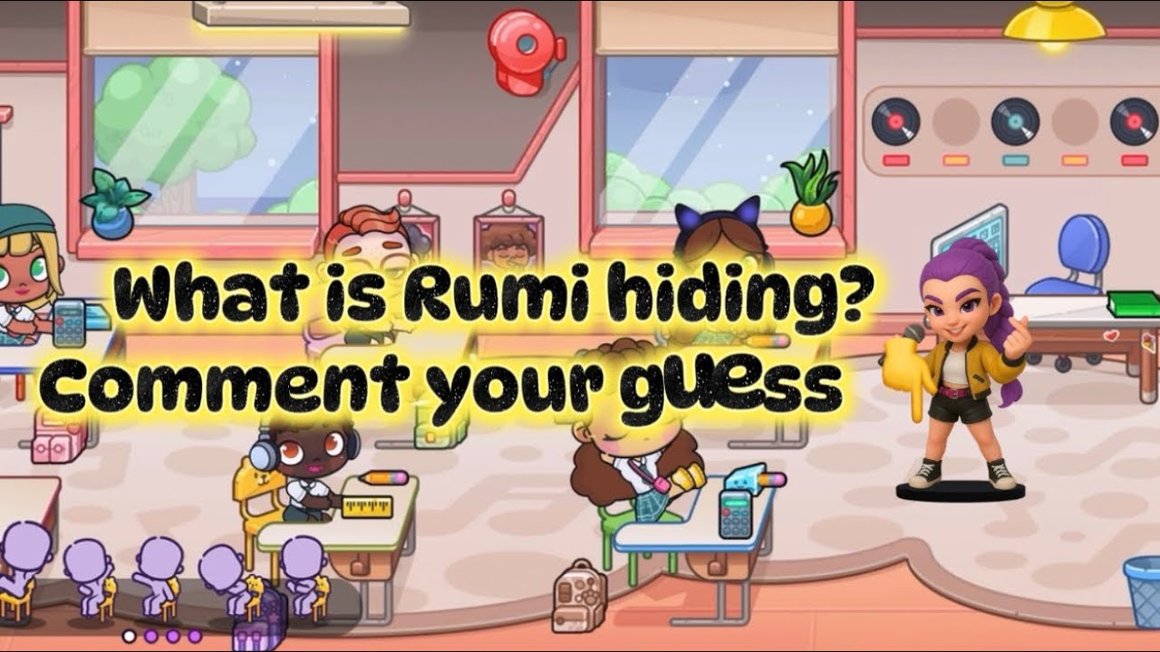 She came to school… but she hides a secret 🤫 