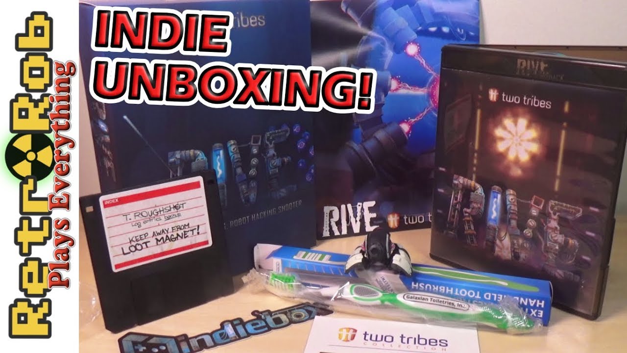 RIVE Indie Game Unboxing, Gameplay and Thoughts.