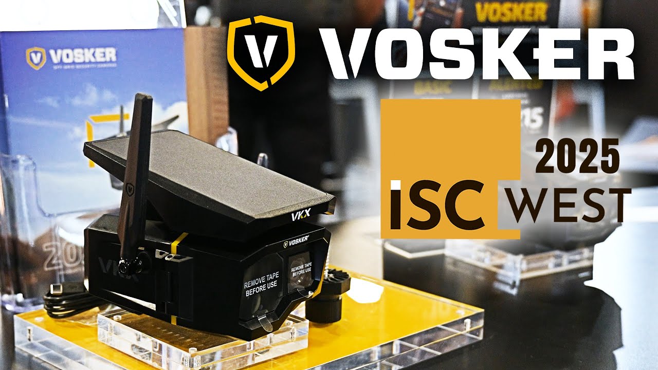 VOSKER LTE Solar Security: VKX Camera, Smart Detection, and App Filters | ISC West 2025 Highlights