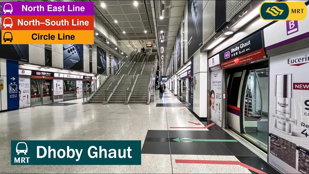 Singapore Vlog 5: Dhoby Ghaut MRT Station