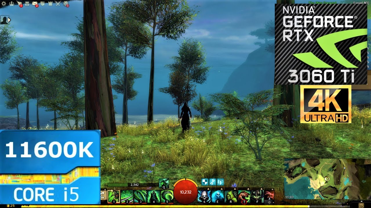 Guild Wars 2: 4K ULTRA Settings RTX 3060Ti + i5 11600k