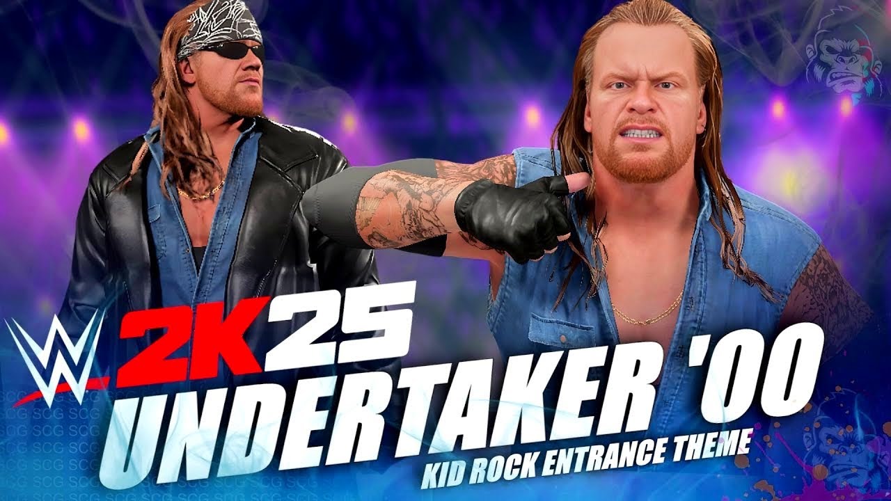 Undertaker 2000 ABA Entrance w/ Kid Rock Theme | New WWE 2K25 Mods