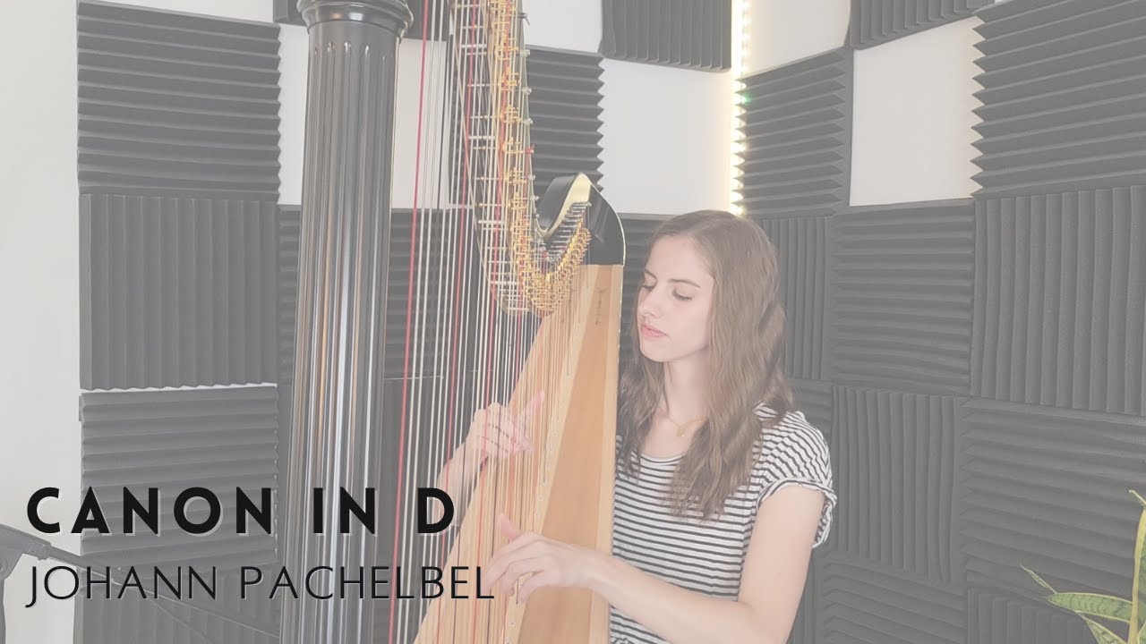 Canon in D - Johann Pachelbel harp cover // Bridget Jackson Harp
