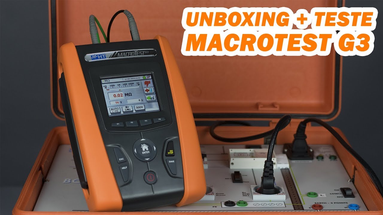 HT Instruments | #3 Unboxing Macrotest G3 + teste