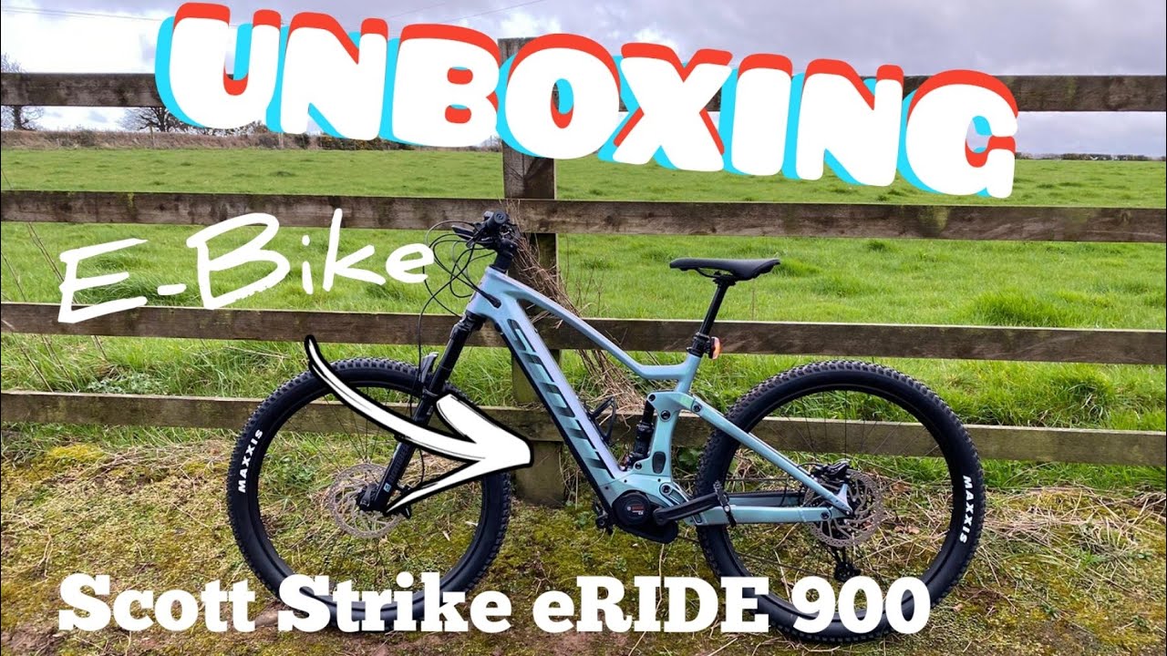 E-BIKE - Scott Strike eRIDE 900 - UNBOXING - prism grey green