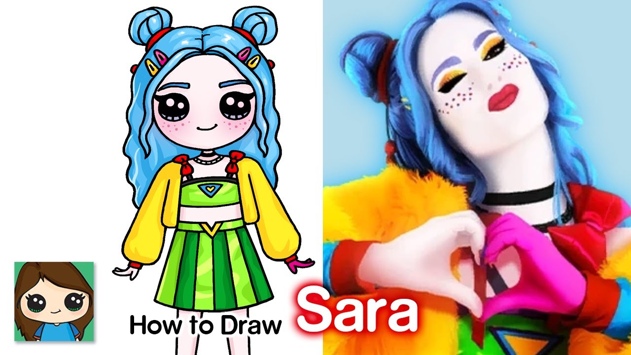 How to Draw Dancer Sara | Just Dance