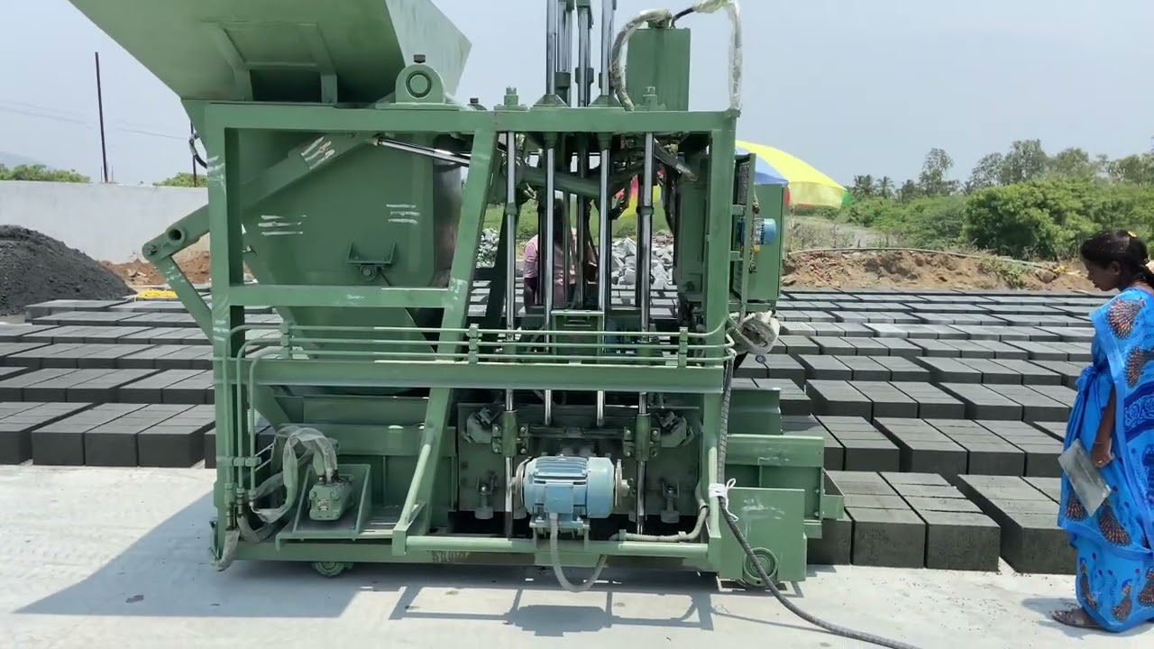 HOLLOW BLOCK MAKING MACHINE IN COIMBATORE FERROTECH MACHINES 9962427101