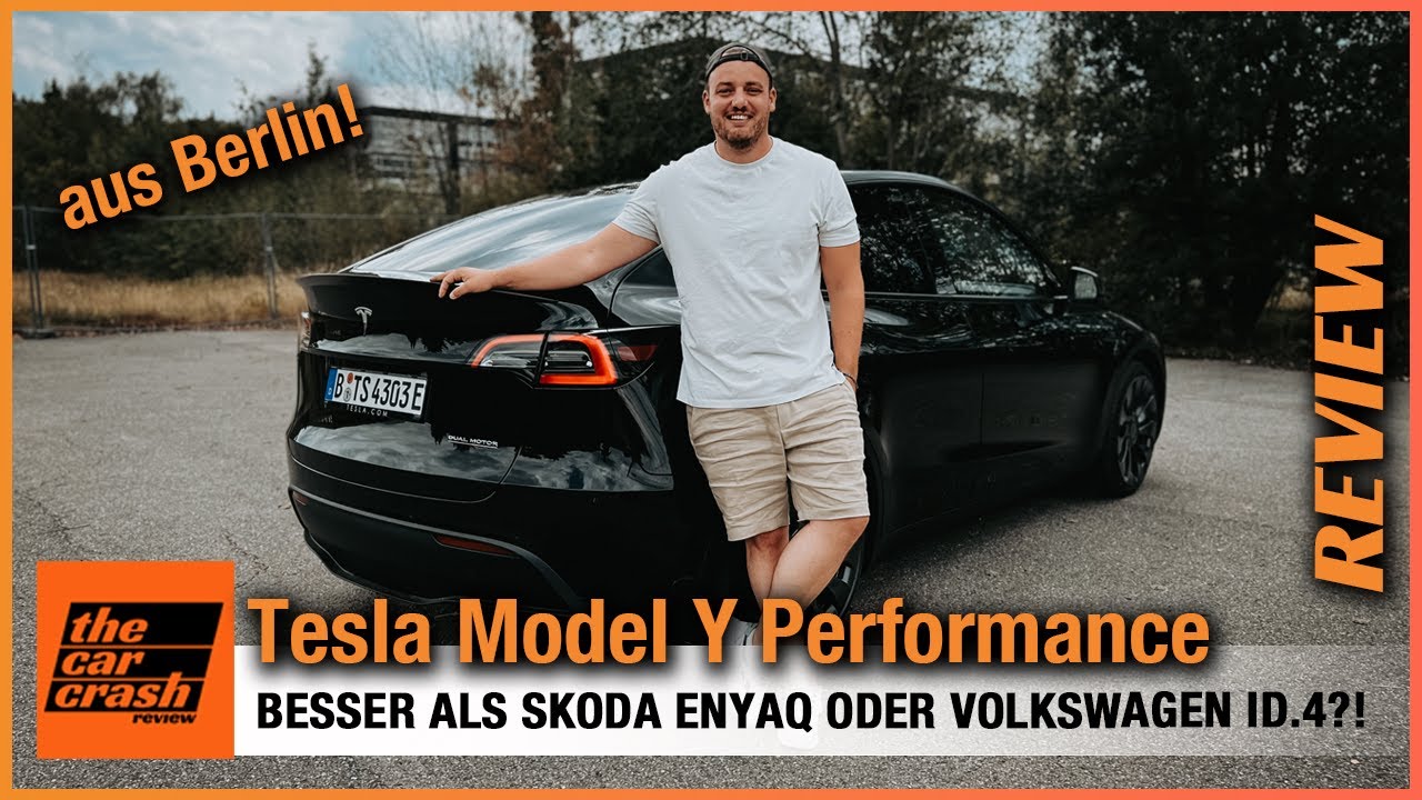 Tesla Model Y Performance (2022) Besser als Skoda Enyaq und VW ID.4?! Fahrbericht | Review | Test