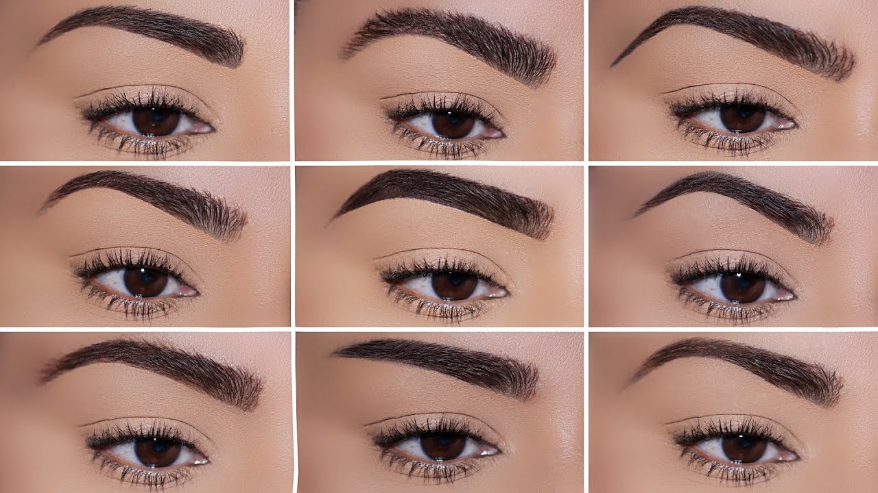 How To: 9 Different Eyebrow Styles & How they TRANSFORM your Face