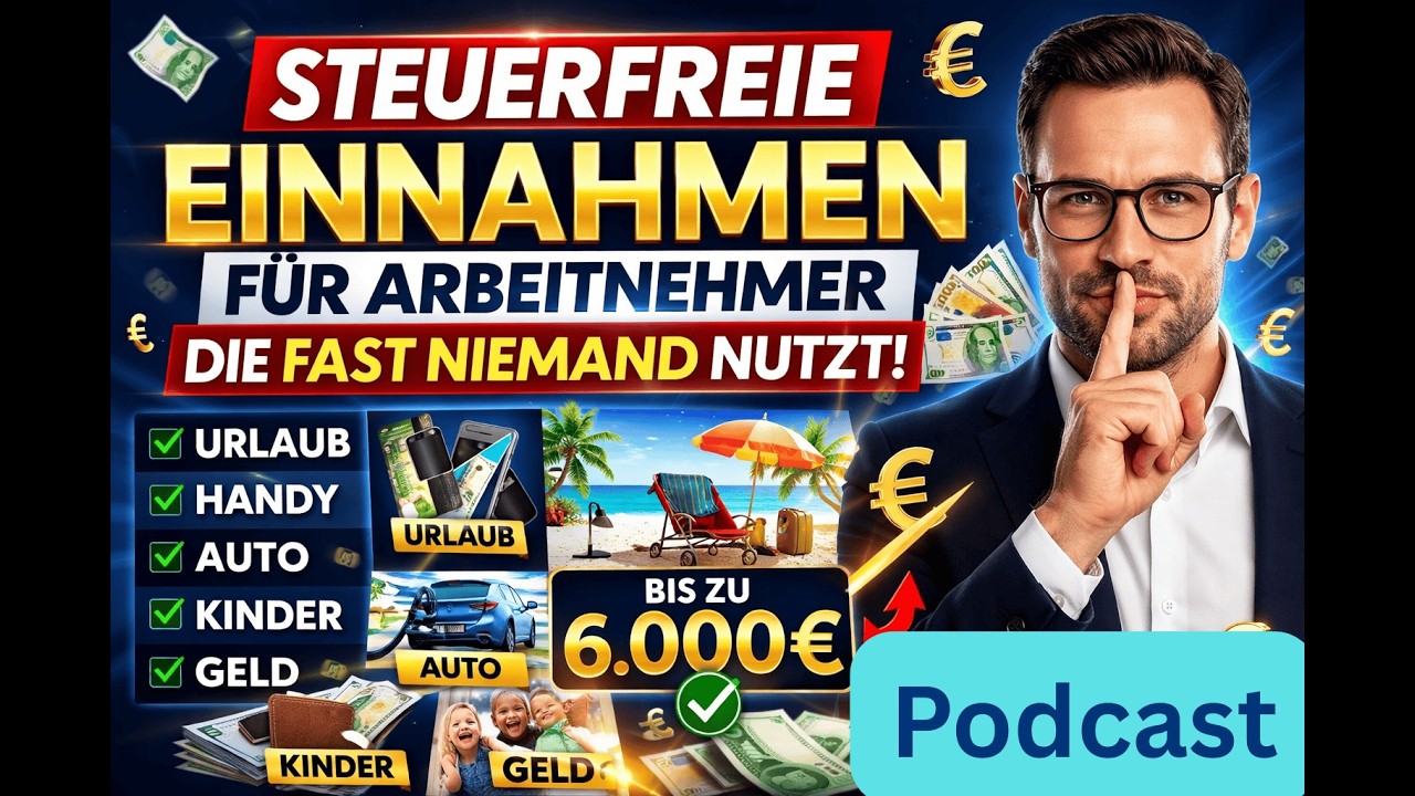 #Podcast - MEHR NETTO: Diese steuerfreien Einnahmen für Arbeitnehmer kennt kaum jemand!