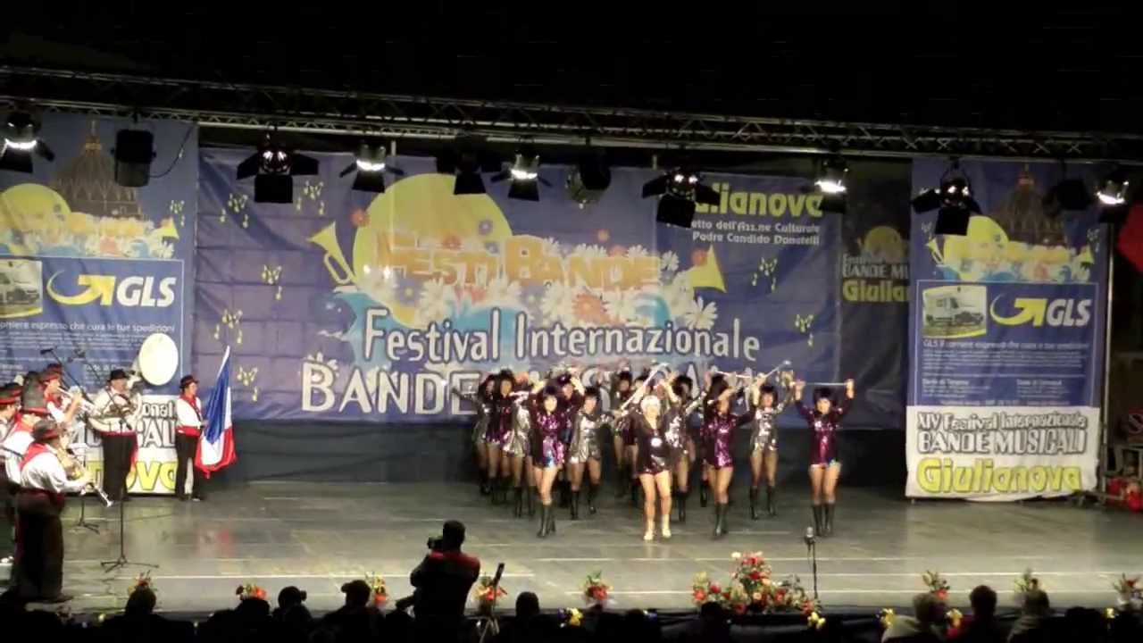 Giulianova-XIV Festival Bande Music. 2013 -Major Girls MontPellier-FRANCIA