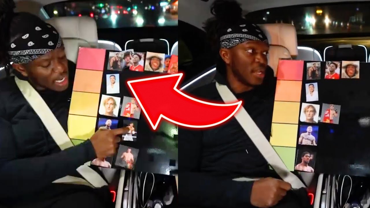 KSI SHOWS *NEW BOXING* TIER LIST