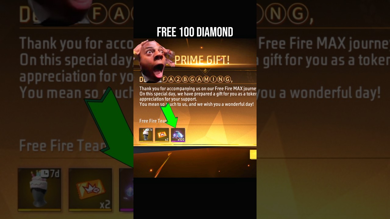 FREE FIRE 100 DAIMOND TRICK🥶 FREE FIRE NEW PRIME SYSTEM | FREE FIRE PRIME SYSTEM EVENT #ffa2bgaming
