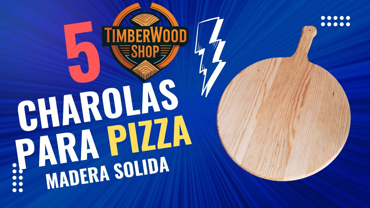 Como hacer Charolas para Pizza