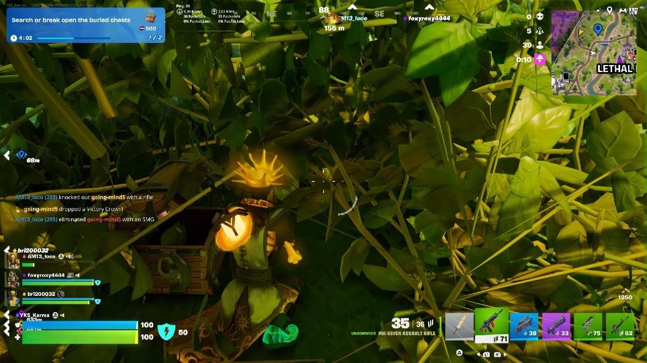 Fortnite zero Build Squad's #VICTORYROYAL #PS5