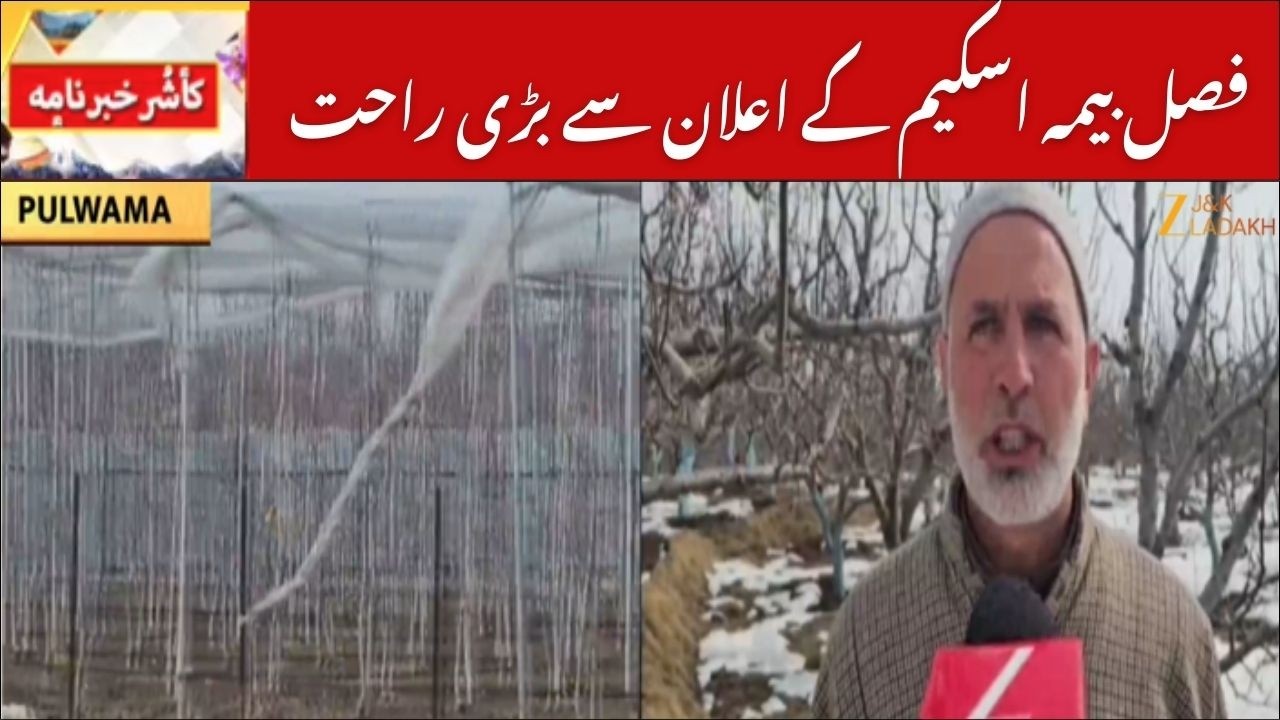 KASHIR KHABAR :Shopian MLA Announces Crop Insurance Scheme to Protect Farmers from Natural Disasters