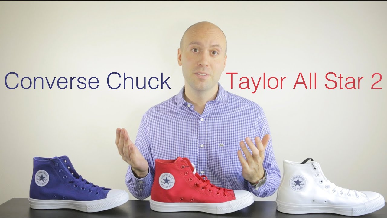 3 colors - Converse Chuck Taylor All Star 2 Review + Unboxing +On Feet + comparison - Mr Stoltz 2015