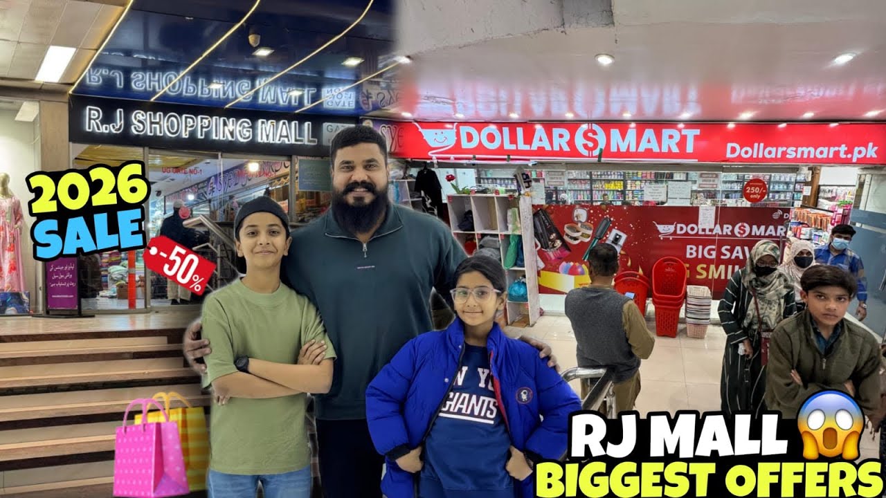RJ Shopping Mall Biggest Sale 2026 | Imam Bargah visit Numaish Chowrangi (Sajid jaguar vlog)