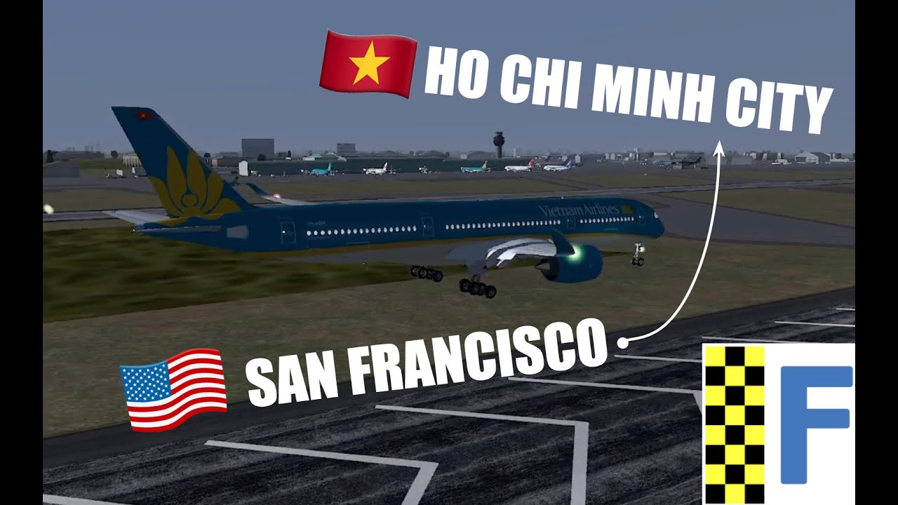 HOMEBOUND: Full Flight-Lapse from San Francisco to Ho Chi Minh City | Vietnam Airlines VN99