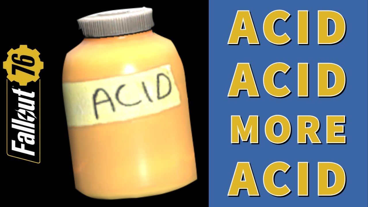 Waste Acid - Fastest ⏩⏩ Farming Strategy - Up To 200 In 10 Minutes - Fallout 76 Steel Dawn
