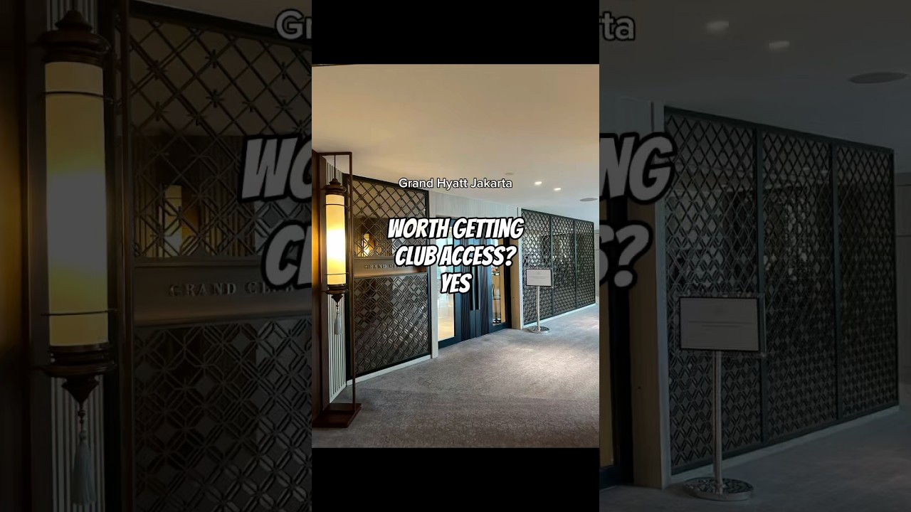 Grand Hyatt Jakarta Club Lounge 🍷 | Worth Getting Club Access? (EP.3)