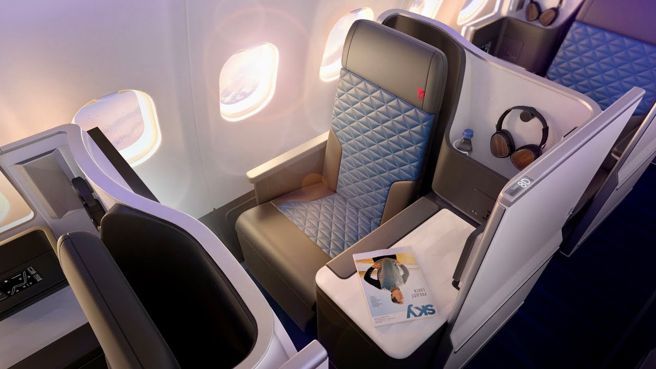 DELTA ONE A330-900neo Бизнес-класс Амстердам — Солт-Лейк-Сити (люкс!)