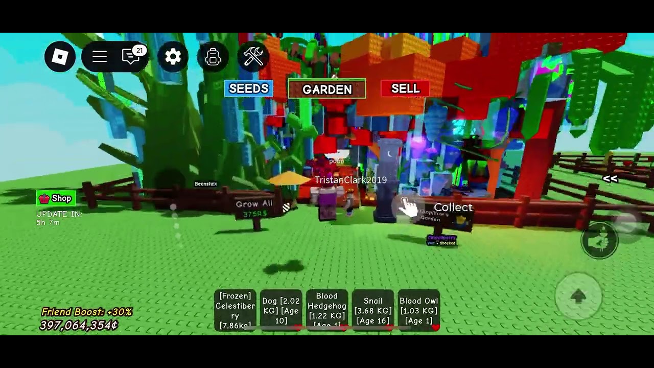 playing Grow a garden gameplay 1 #growagardenroblox #robloxgameplay