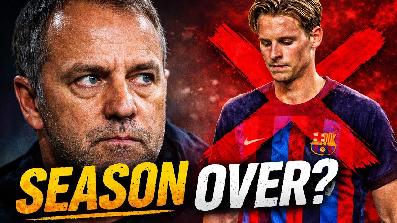Barcelona in Trouble? 😳 Hansi Flick Breaks Silence on De Jong Injury