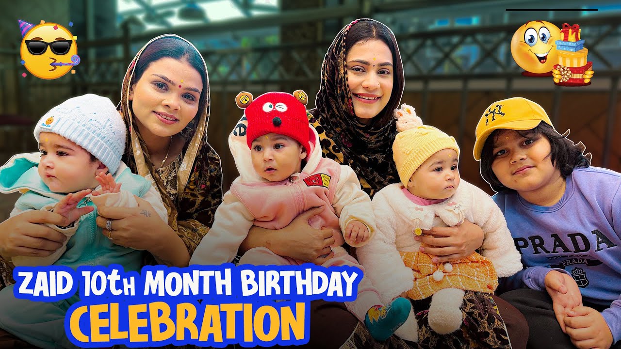 ZAID KA 10th MONTH BIRTHDAY CELEBRATION | Armaan Malik