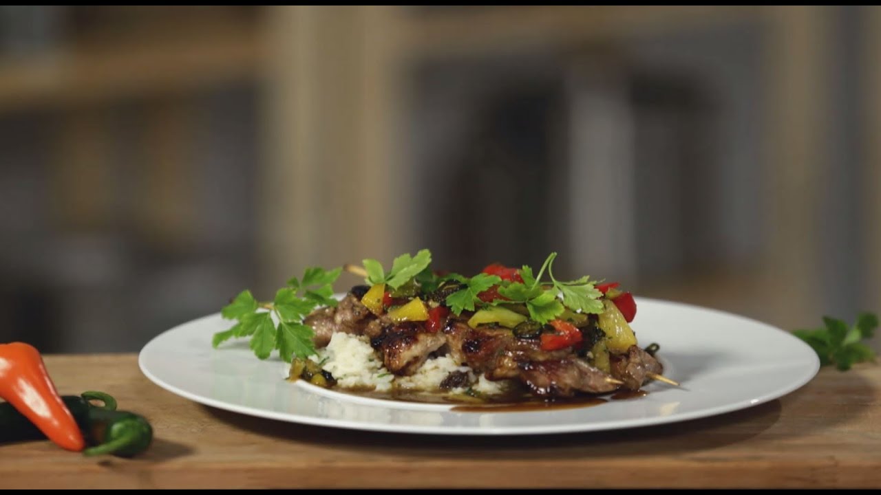 Frigarui de porc dulce-iute cu orez basmati • Bucataria Lidl cu Chef Florin Dumitrescu