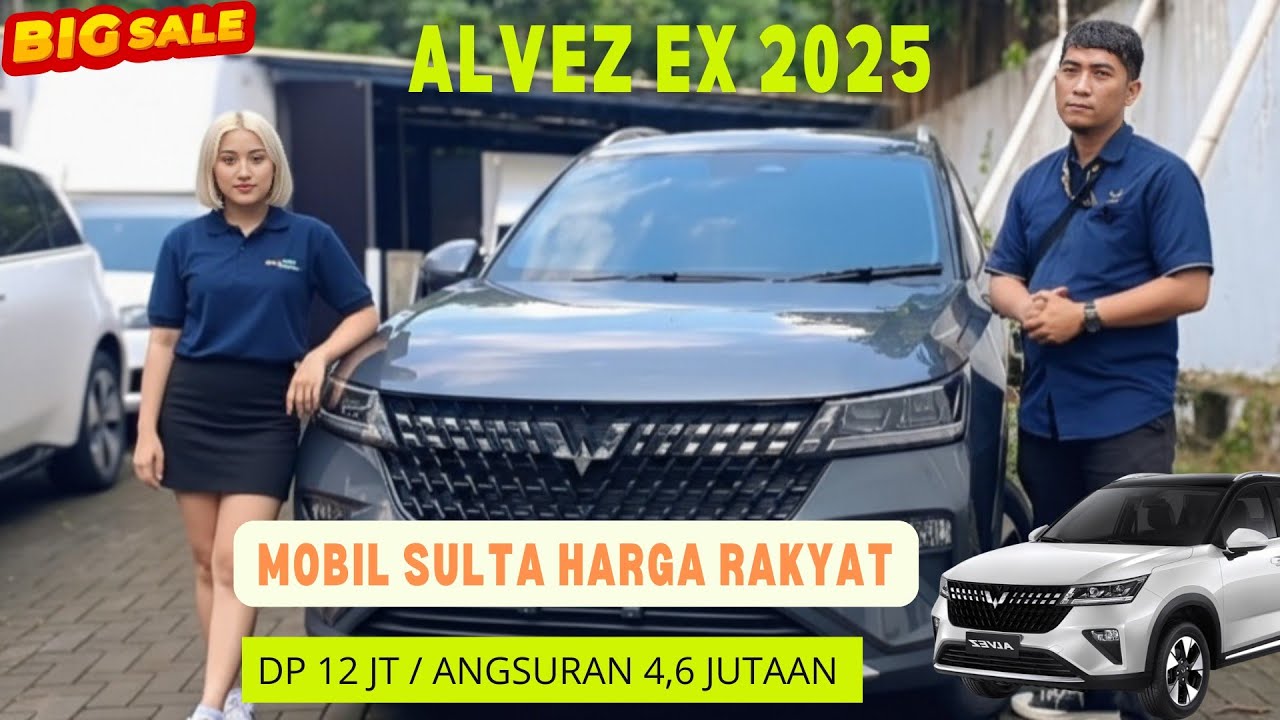 CUCI GUDANG‼️Wuling ALVEZ EX 2025 | Mobil SUV Harga 200 Jutaan Fitur 500 Jutaan‼️
