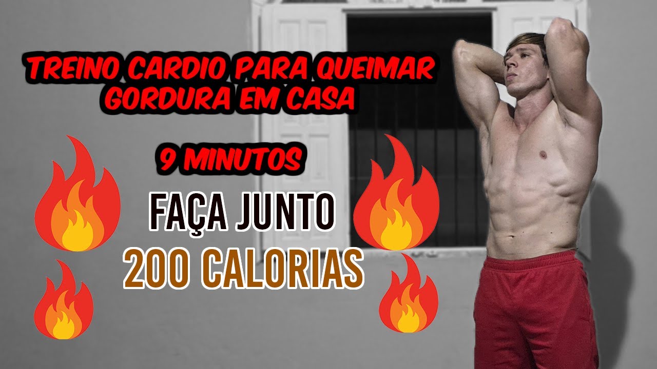 TREINO PARA QUEIMAR GORDURA EM CASA | 9 min. | Faça Junto!