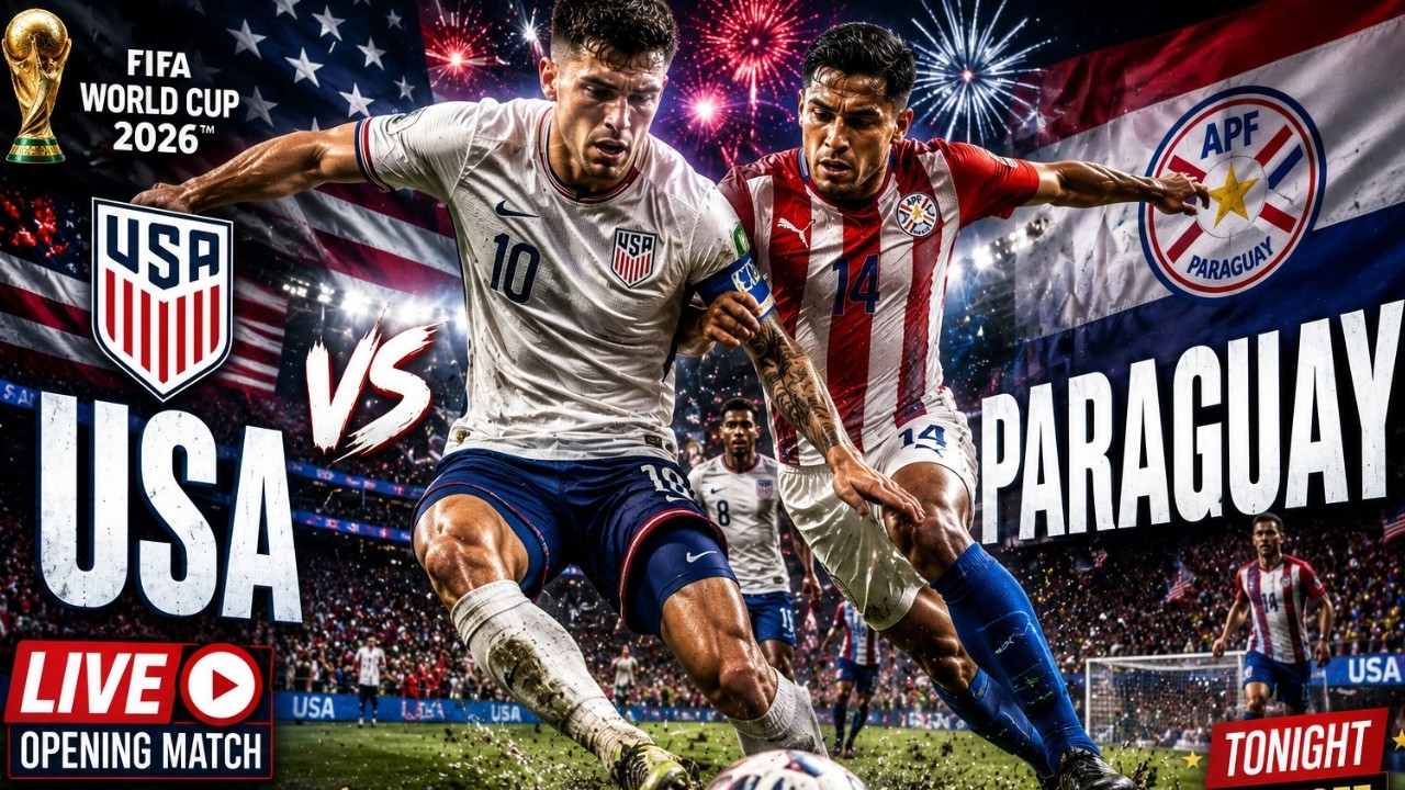 LIVE | USA Vs Paraguay FIFA World Cup 2026 | FIFA Group Stage | Group D | USA Vs Paraguay | N18G