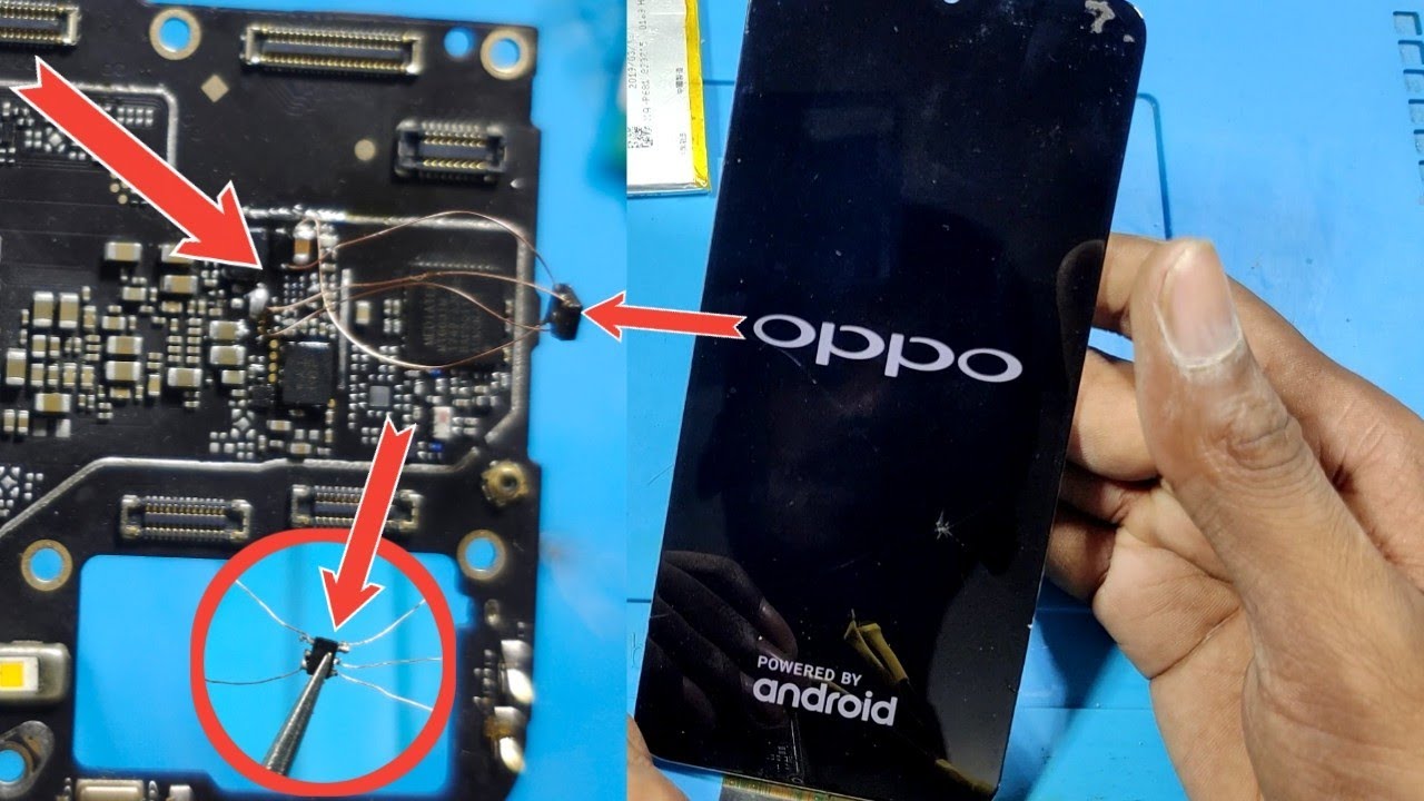 OPPO F9 LcdBack Light 12Pin Light ic Convert To 6Pin Universal ic Solutions By Multi Repairing Lab