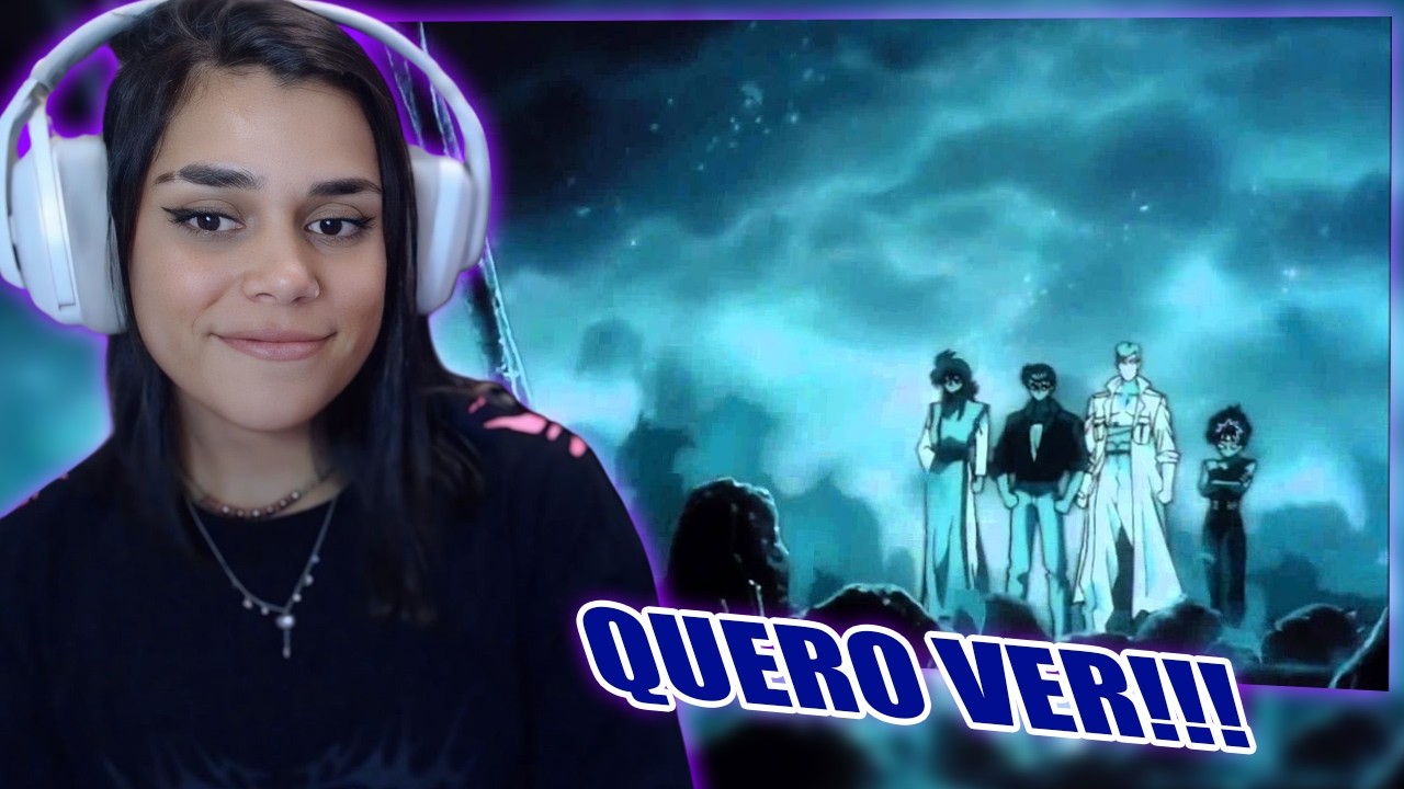 REAGINDO AS ABERTURA E ENCERRAMENTOS DE YU YU HAKUSHO -  em Português-BR
