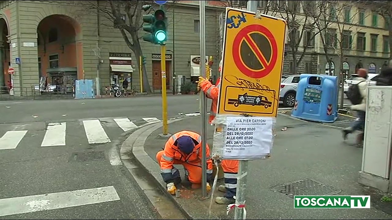 2020-12-24 FIRENZE - TRAFFICO, CAMBIA VIABILIT&Agrave; INTORNO PIAZZA DELLA LIBERT&Agrave;