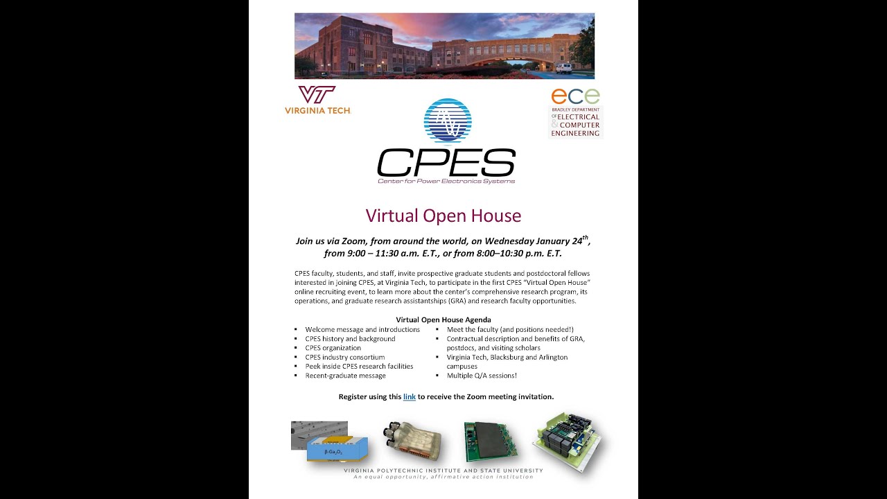 CPES Virtual Open House - Jan 24th, 2024