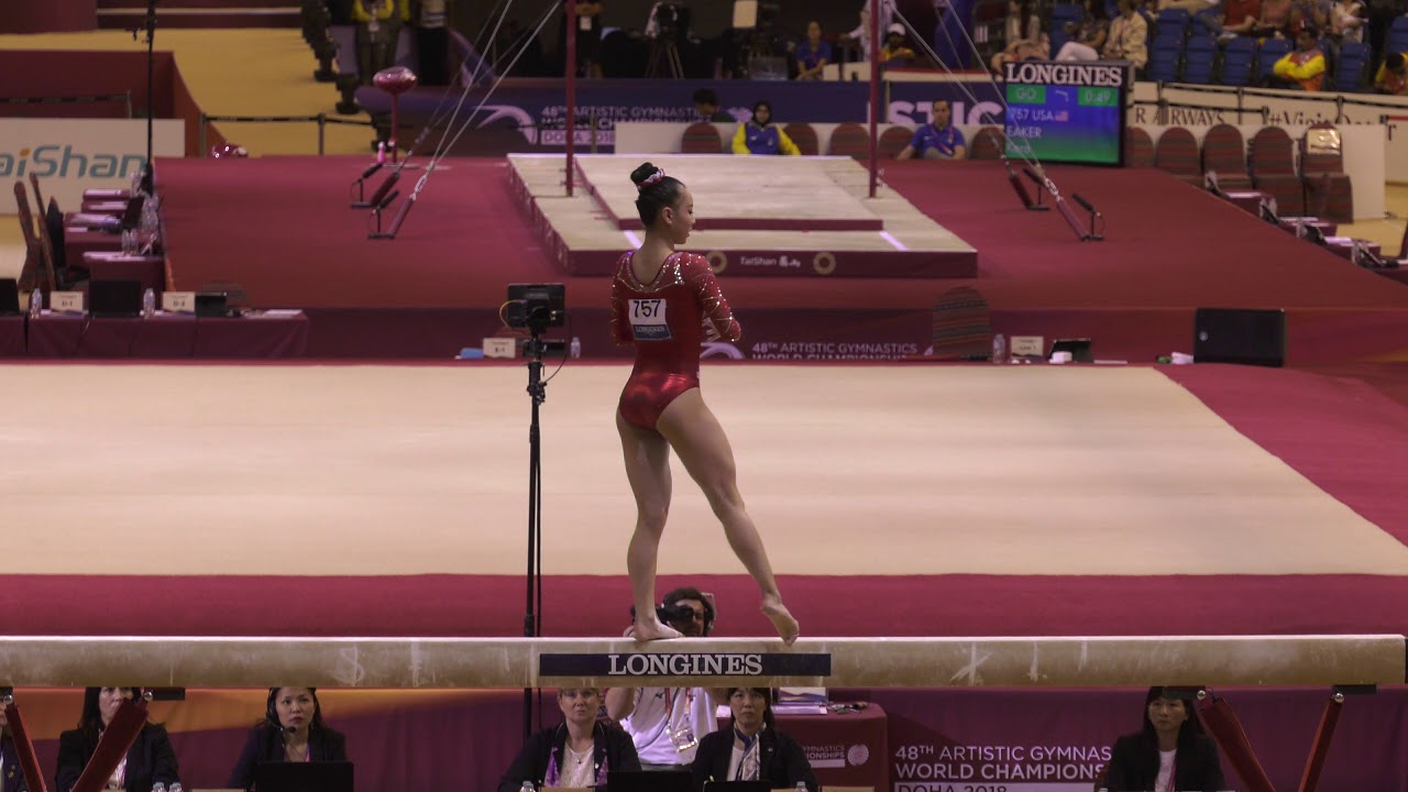 Kara Eaker - Balance Beam - 2018 World Championships - Events Finals