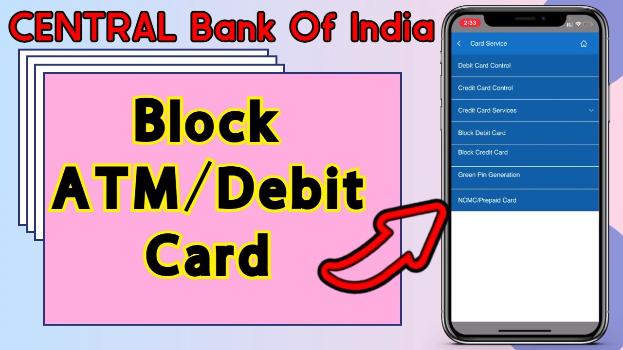 💥How To Block / Restart CBI ATM Card? CBI ATM Blocked