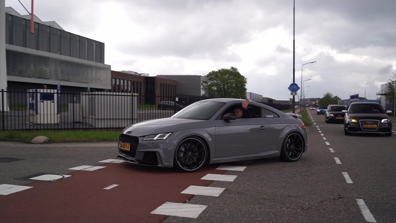 Audi RS's arriving at RS3 & TTRS Meeting! | Loud Accelerations & Revving | The Netherlands (1/2)