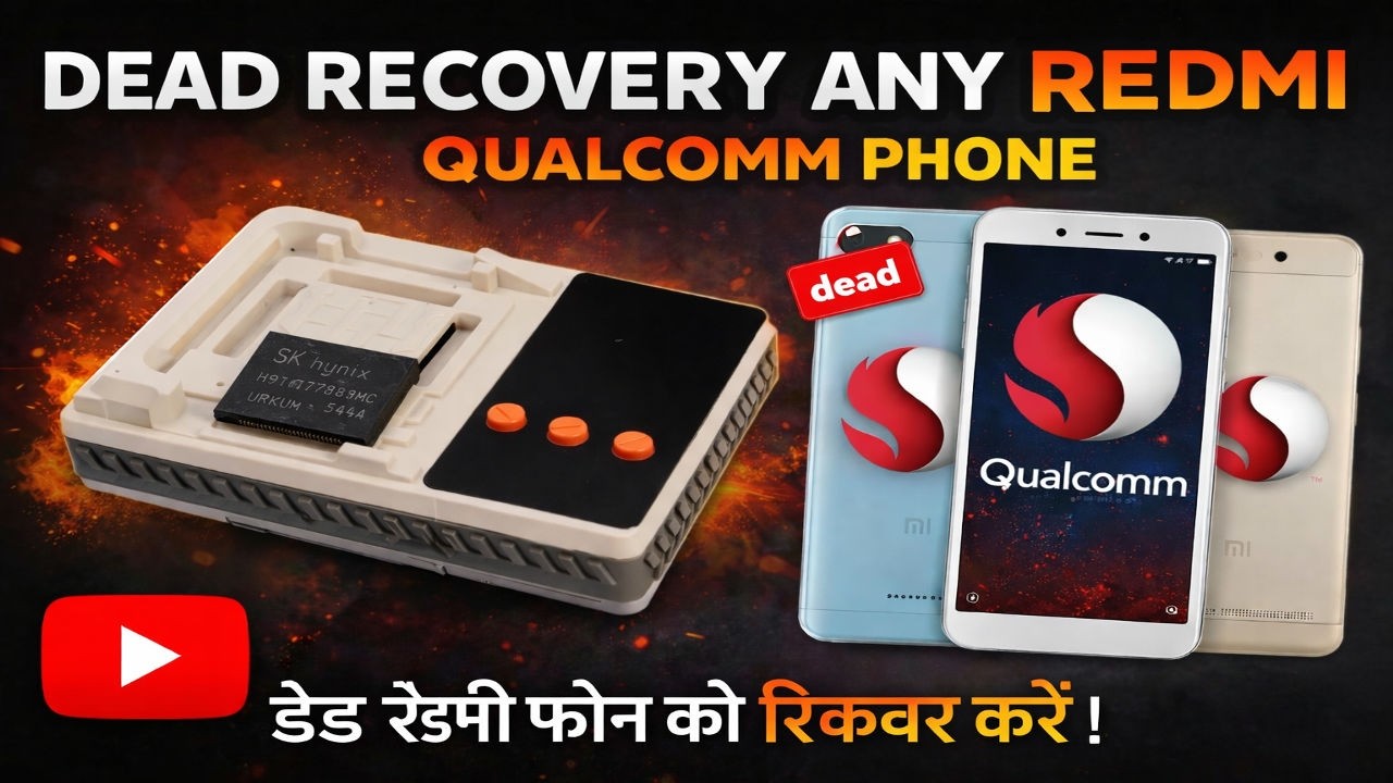 Fix Any Redmi Dead Qualcomm Phone | EMMC Programming | F64 Box से किसी भी Qualcomm Redmi को ठीक करें