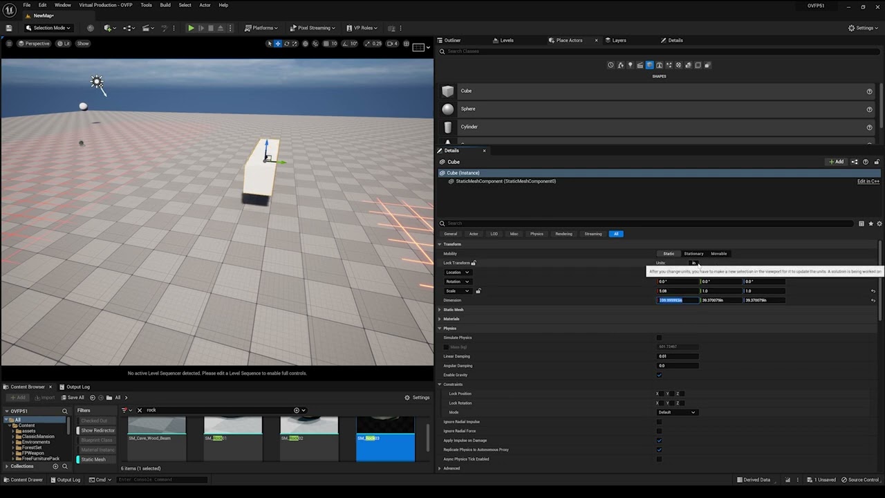 Unreal Tool:  Details Panel Advanced Beta