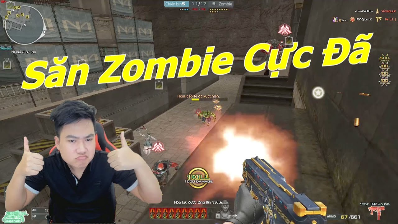 Bắn Đã Tay Với Súng SMG Săn Zombie - Tiền Zombie v4