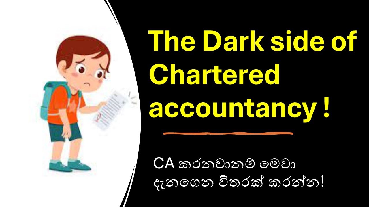 The dark side of Chartered Accountancy : Sihnhala