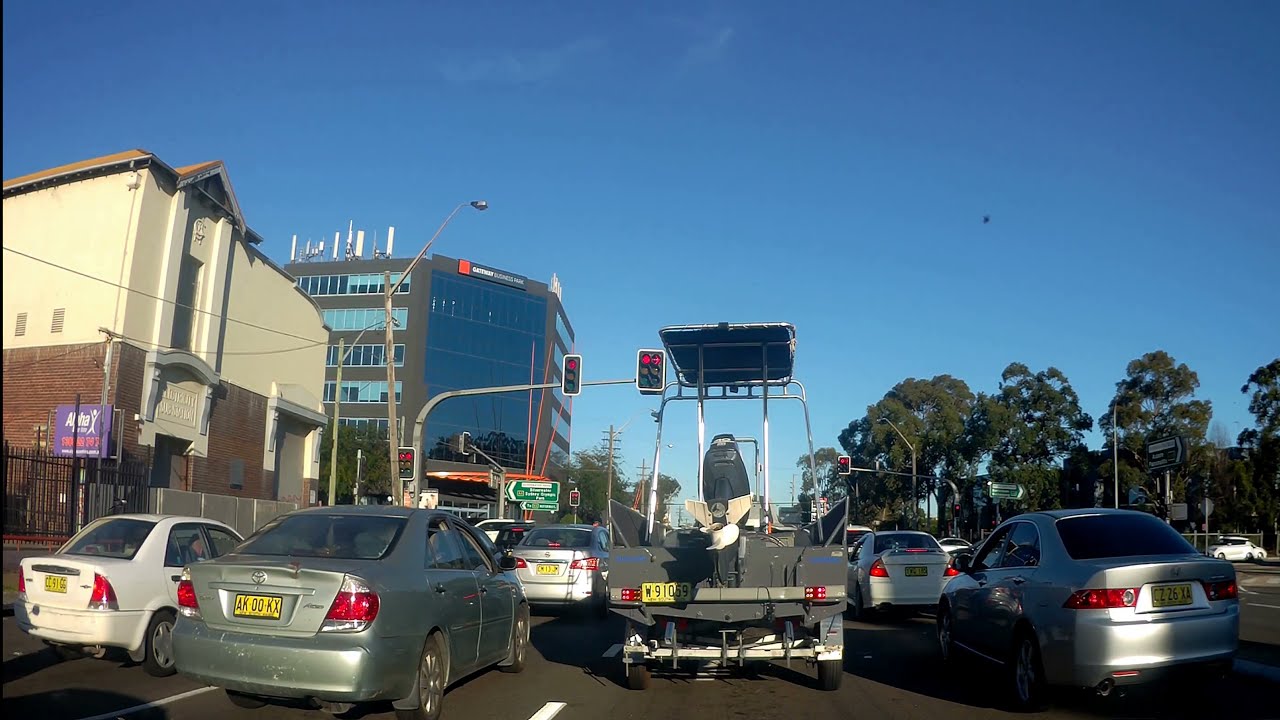 Realtime Long Way Drive Parramatta to Mascot 4K